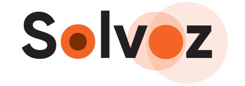 The new logo of Solvoz!