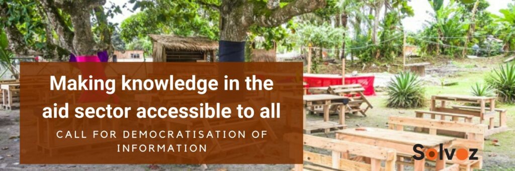 Making knowledge in the aid sector accessible to all