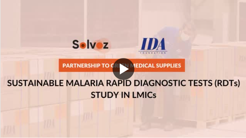 Partnership report and video available: greening medical supplies – sustainable malaria RDTs