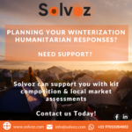 Planning your winterization humanitarian responses? Need support?