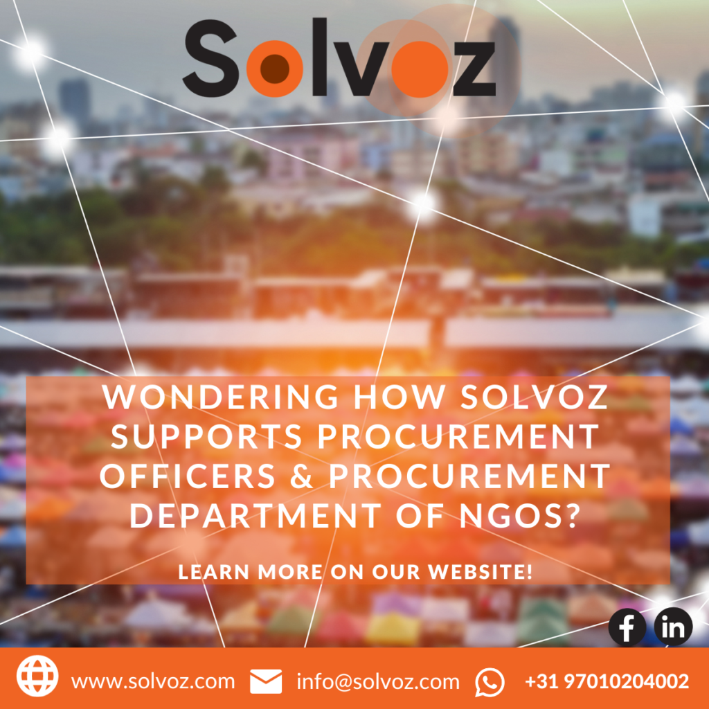 Solvoz Value to Procurement Officers