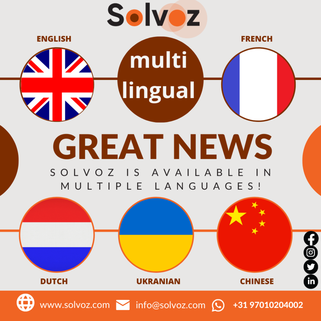 New release: Solvoz in 5 languages already