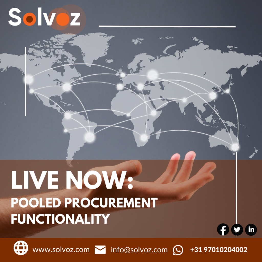 Pooled procurement is live