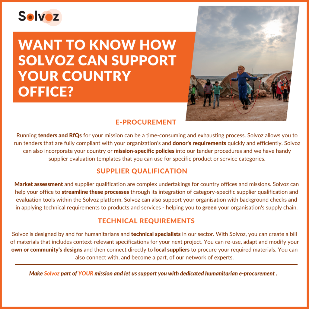 How Solvoz supports your country office