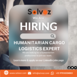 Solvoz recruiting Humanitarian Logistics Service Specialist