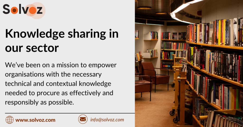 Calling all enthusiasts of proactive knowledge sharing in our sector!