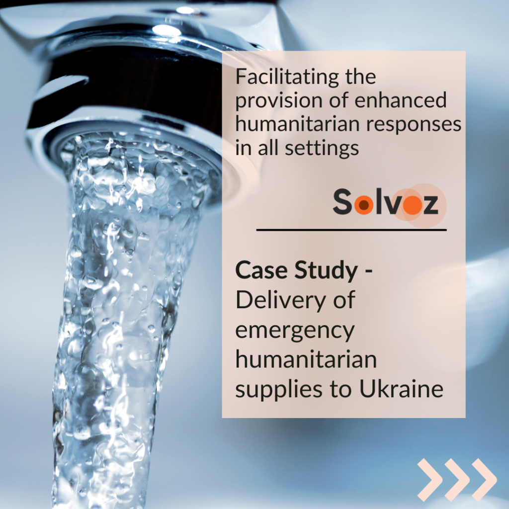 Case Study: Water Access during Ukraine’s crisis