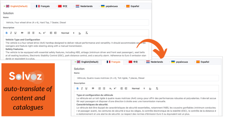Auto-Translate Catalogue: New Feature Available on Solvoz.com