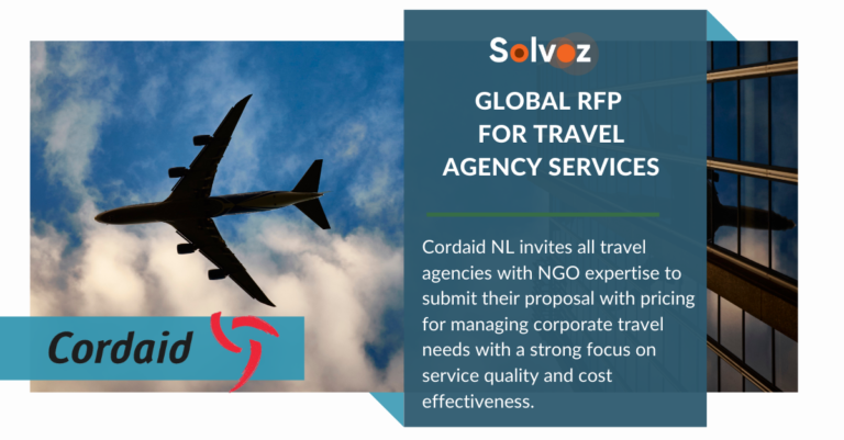 Global RFP for Travel Agency Services – Cordaid NL Seeks Partners!