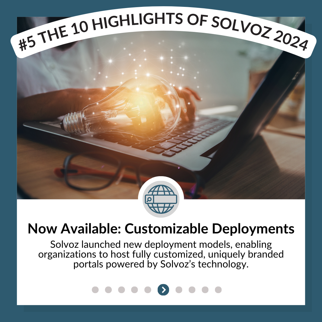 5 Highlights Solvoz 2024 - Now Available_ Customizable Deployments