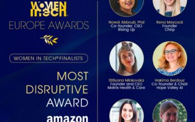 Claire Barnhoorn is a finalist for the Women in Tech Award