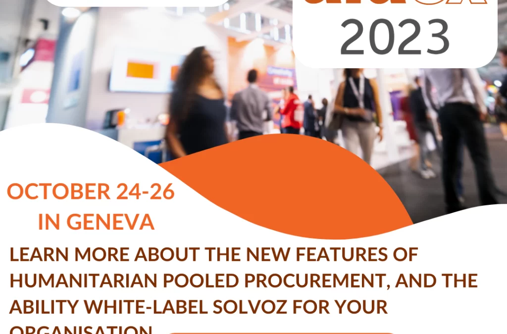 Schedule a meeting with Solvoz during AidEx 2023 in Geneva