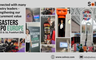 Teodora Barglazan at Disasters expo Europe in Frankfurt
