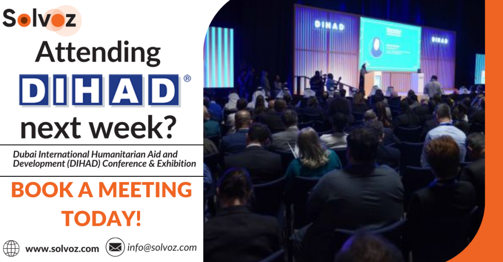 Are you attending DIHAD? Book a meeting with our CEO today!