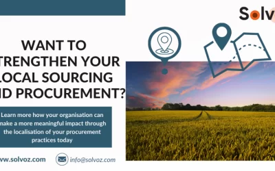 Localising our procurement is an important catalyst for change.