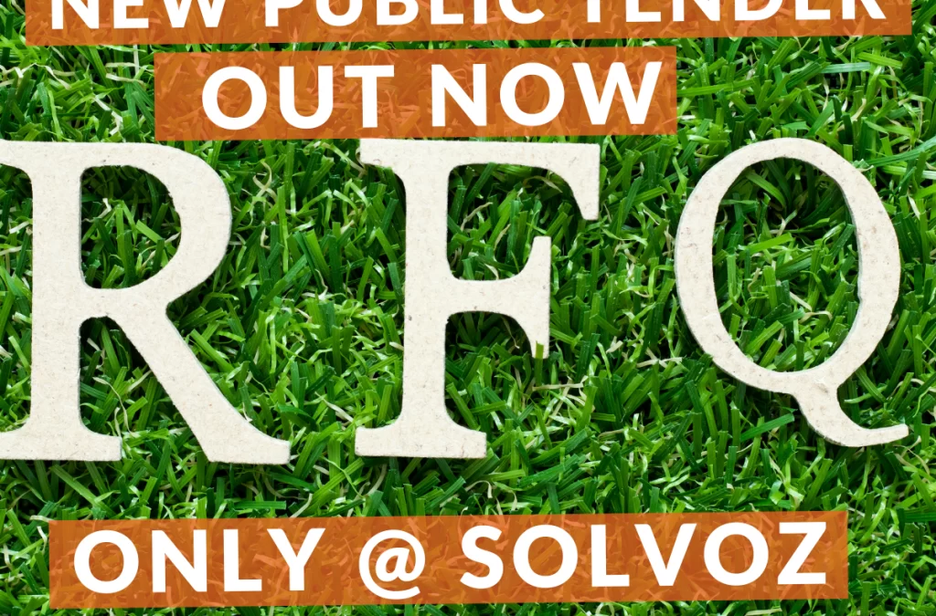 New Public Tenders OUT NOW!