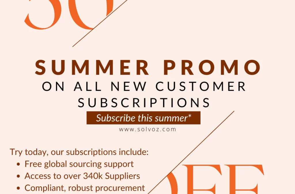 Solvoz Summer Promotions!