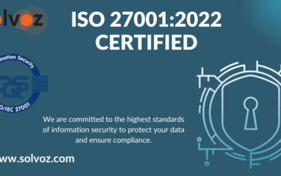 Why Solvoz’s ISO 27001:2022 certification matters?